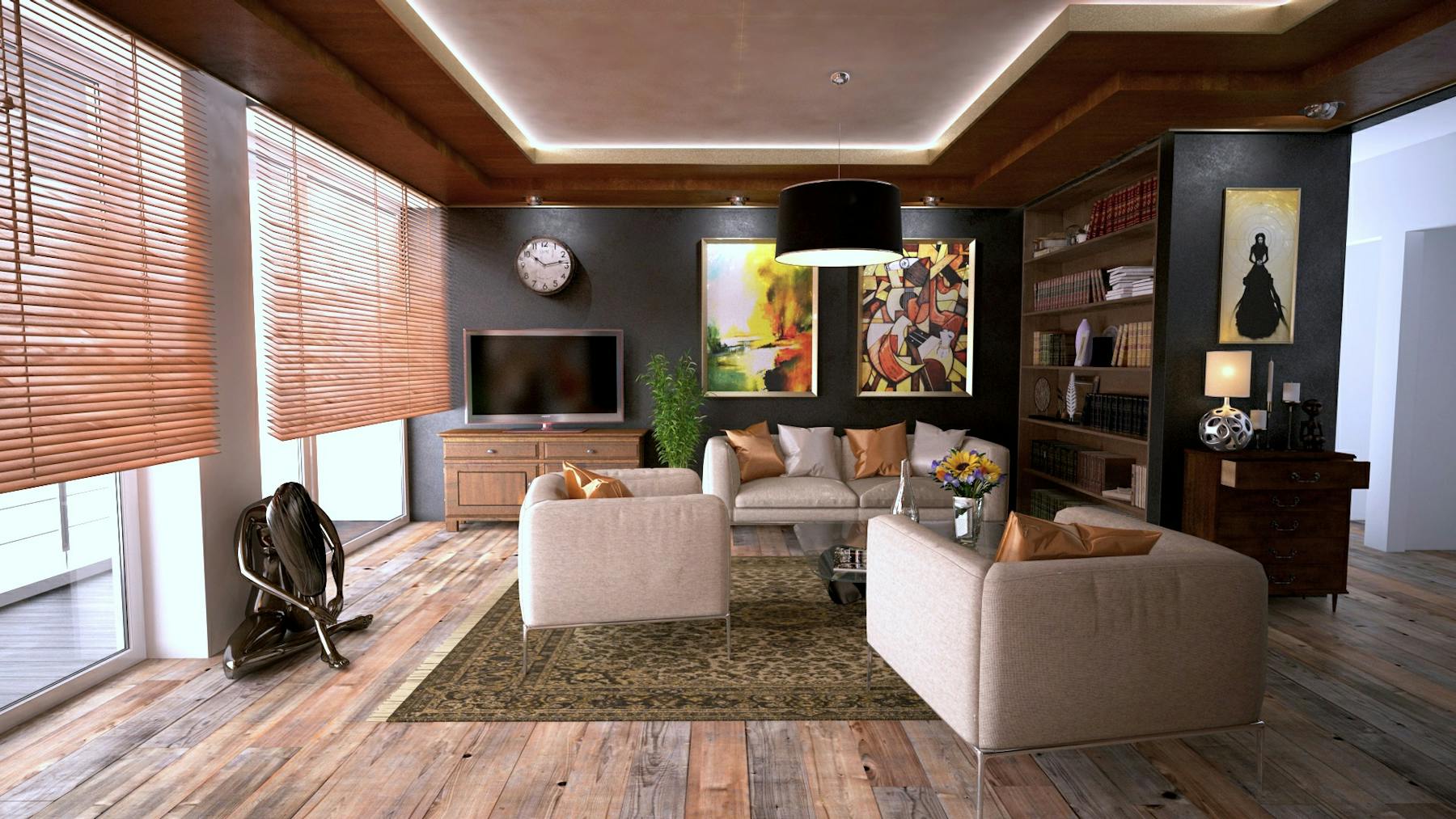 Interior-ready commercial floor