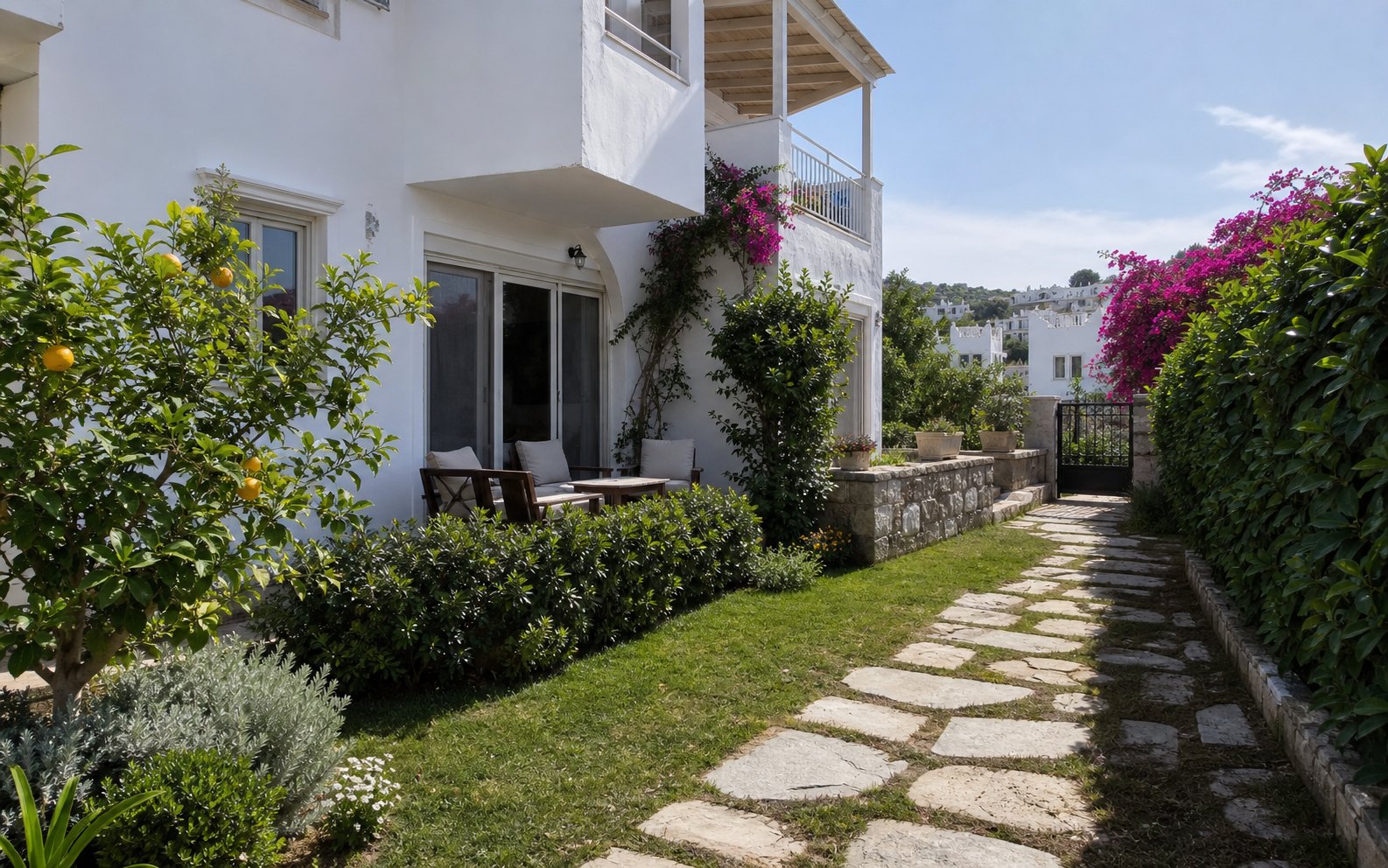 Torba 3+1 sea-view, pool, garden villa for rent preview image
